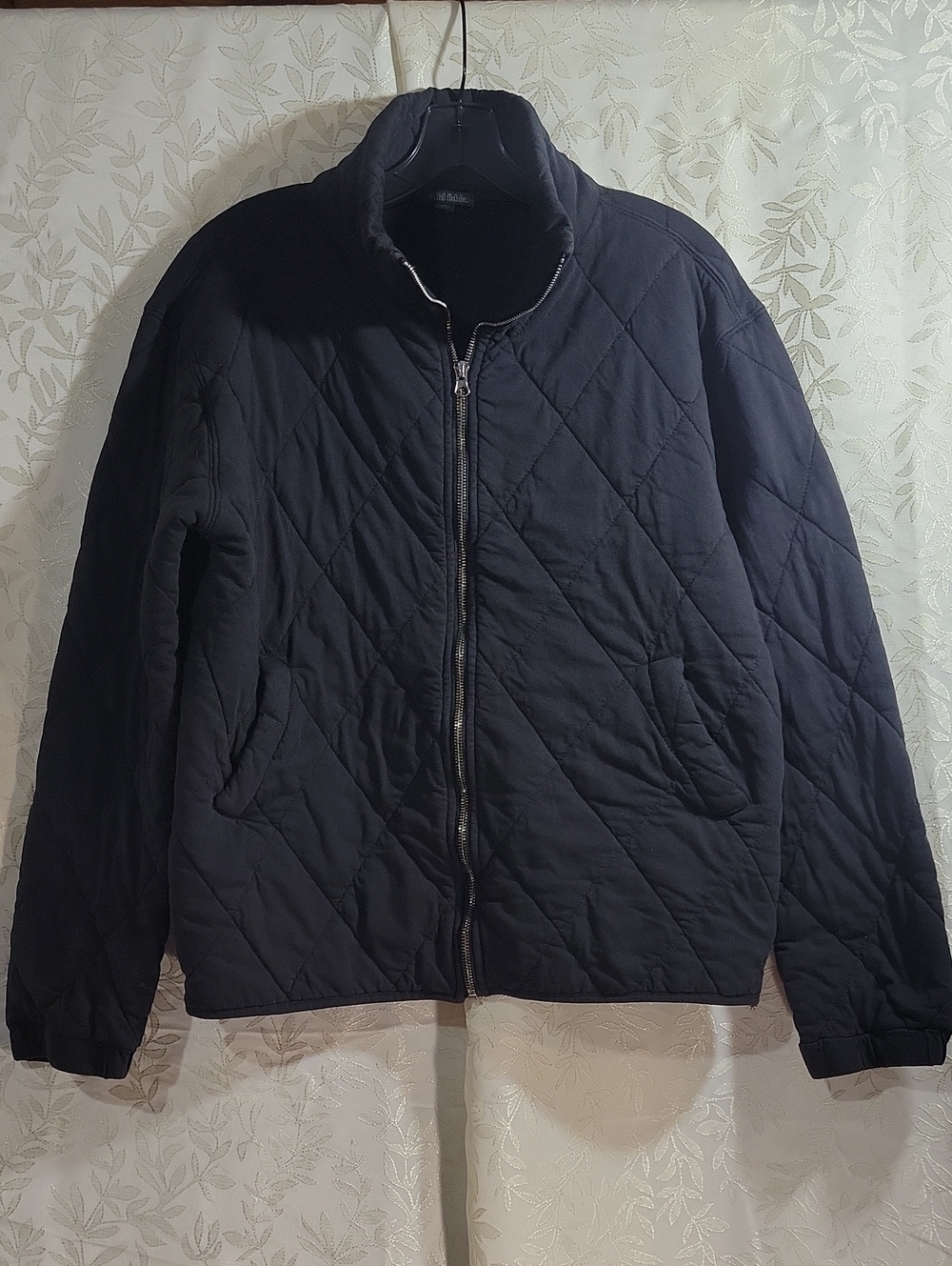 wild fable Black Quilted Zip-Up Jacket